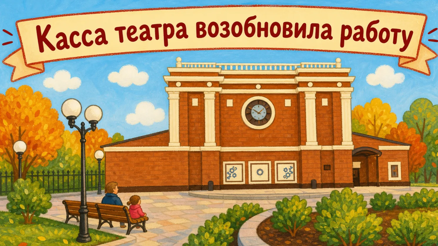 Лето пролетело незаметно. И вот отличная новость: сегодня театральная касса вновь откры...