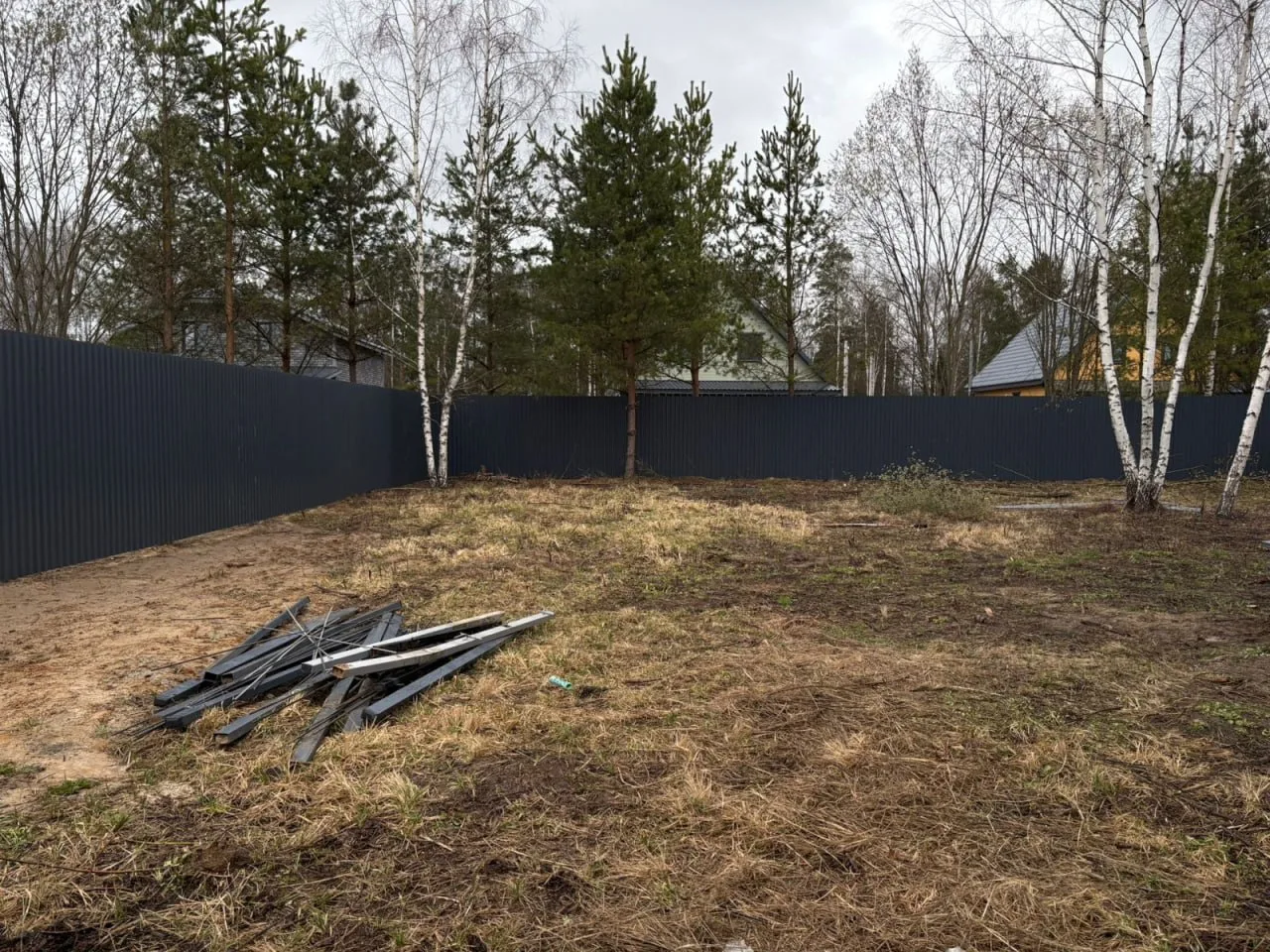 📍 Объект от 09.04.2026: забор из профнастила С-21 в г.о. Павловский Посад, зона Новые ...