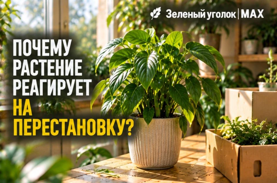 🔄 ПОЧЕМУ РАСТЕНИЕ РЕАГИРУЕТ НА ПЕРЕСТАНОВКУ?
