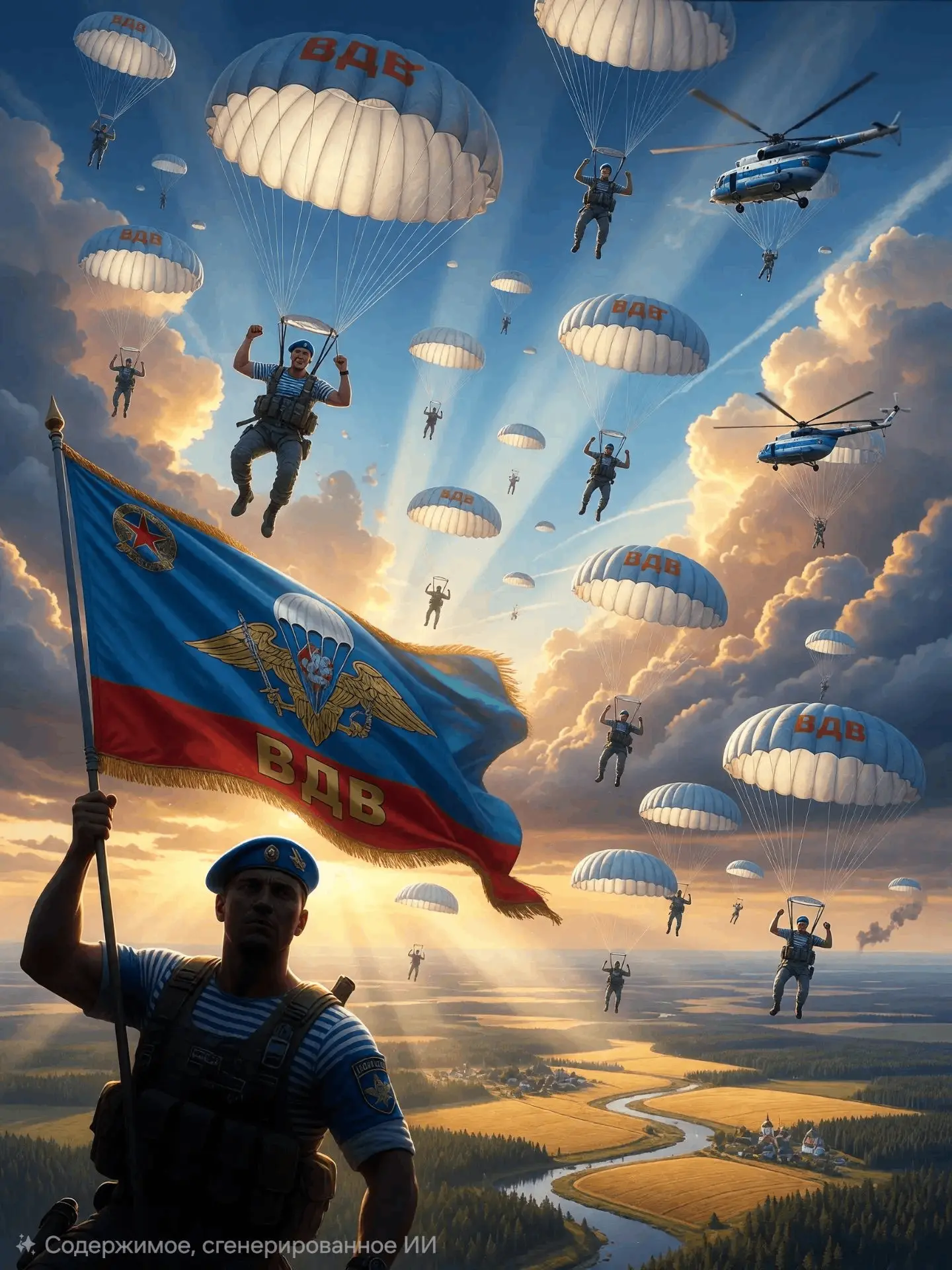 Уважаемые десантники, ветераны Воздушно-десантных войск!