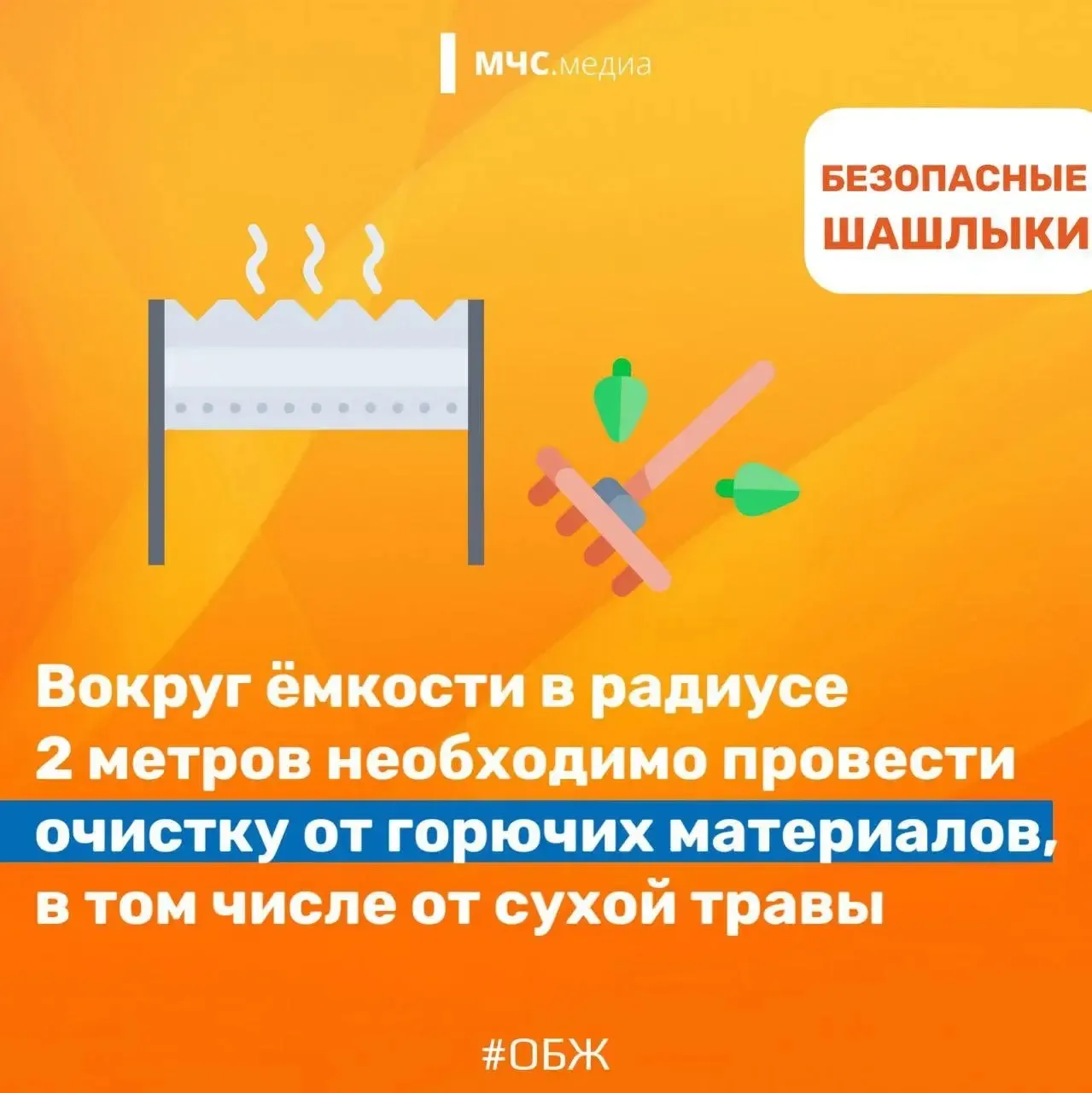 Безопасные майские выходные❗️  МЧС России напоминает, соблюдай правила безопасности! 🔹 разводите ман