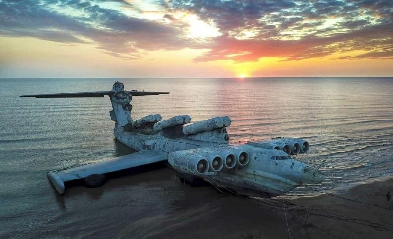 🛩Экраноплан «Лунь» в Дагестане