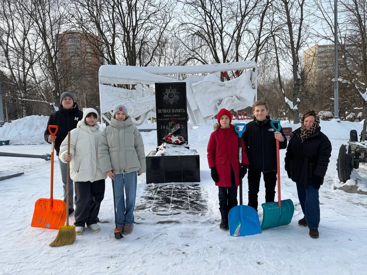 10 февраля 2026 года в рамках мемориально-патронатной акции в рамках общественного патроната по уход