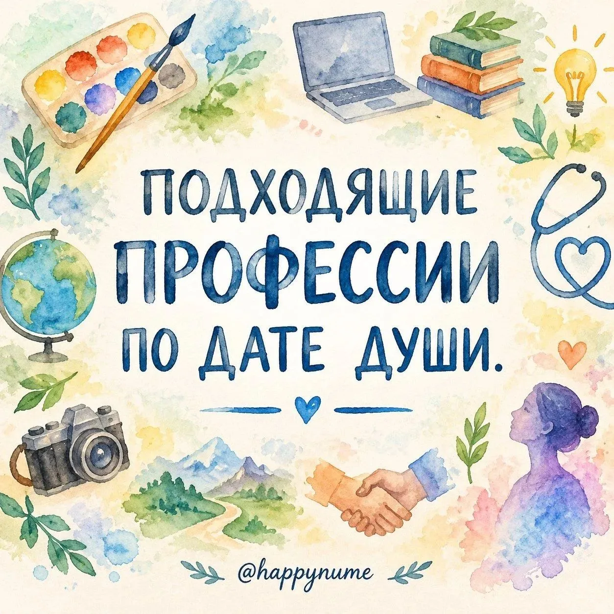 💕ПОДХОДЯЩИЕ ПРОФЕССИИ ПО ДАТЕ  ДУШИ.
