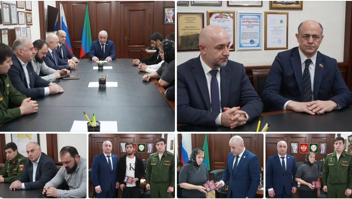 16 марта, вместе с председателем Собрания депутатов Эседуллахом Гасановым и представителем дербентск