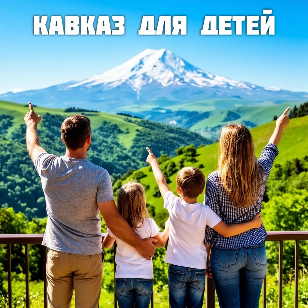 🏔️ КАВКАЗ ДЛЯ ДЕТЕЙ: Весело, интересно и полезно! 👨‍👩‍👧‍👦