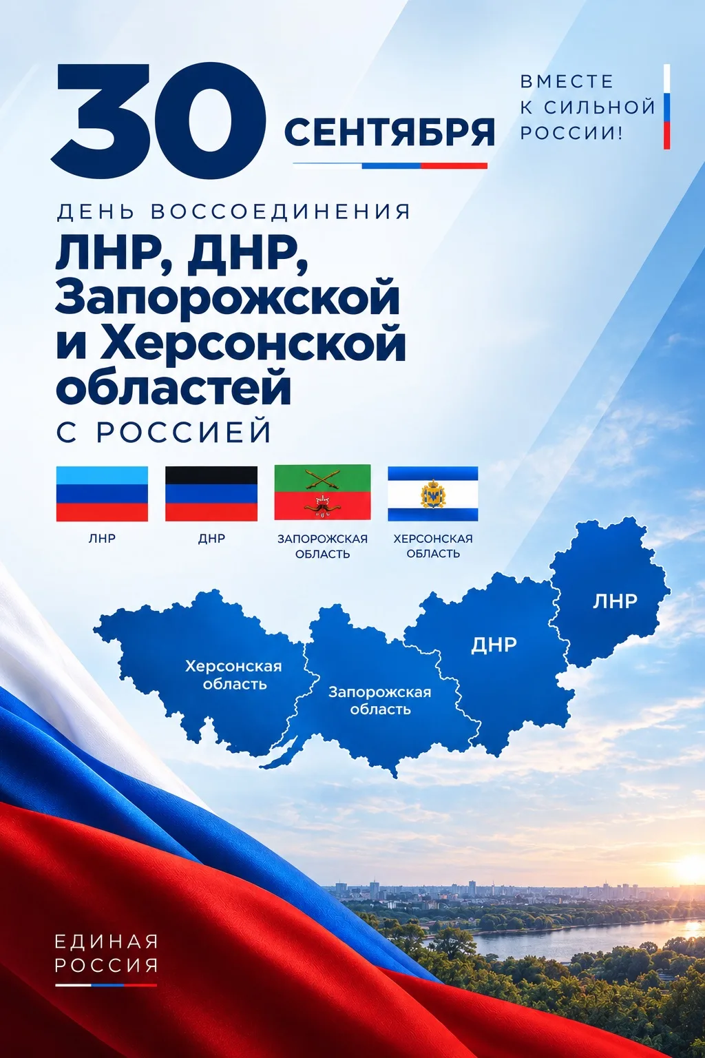 Друзья, 30 сентября - памятная дата, связанная с изменениями статуса ДНР, ЛНР, Запорожс...