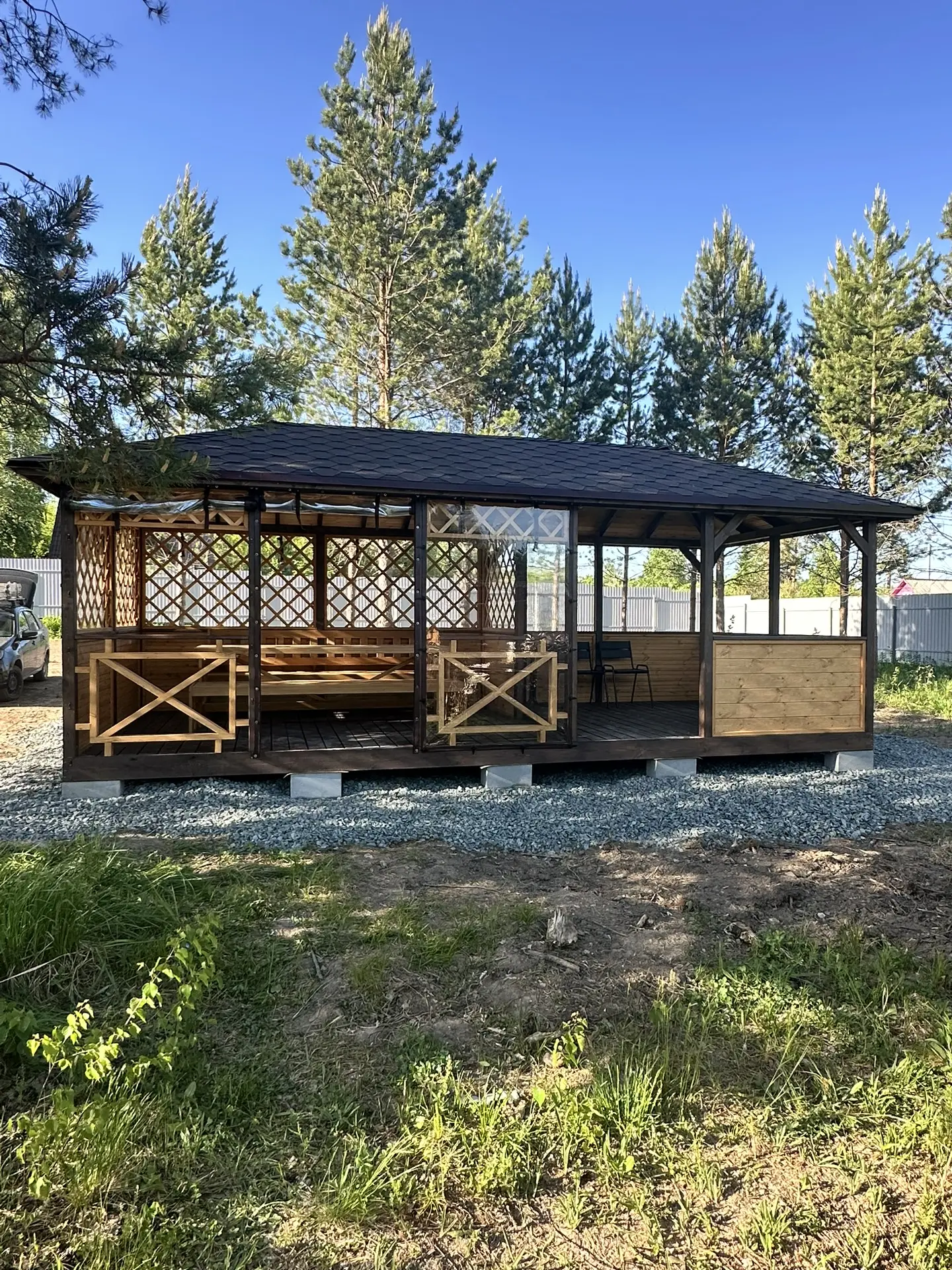 🏡 Беседка мечты готова в г. Ревда!