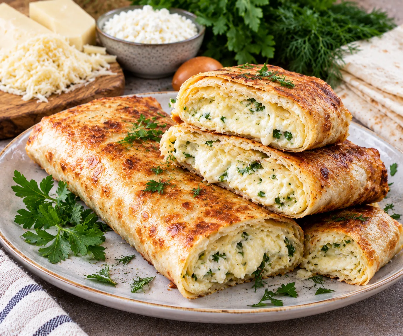 🧀 Рулет из лаваша «Хачапури»