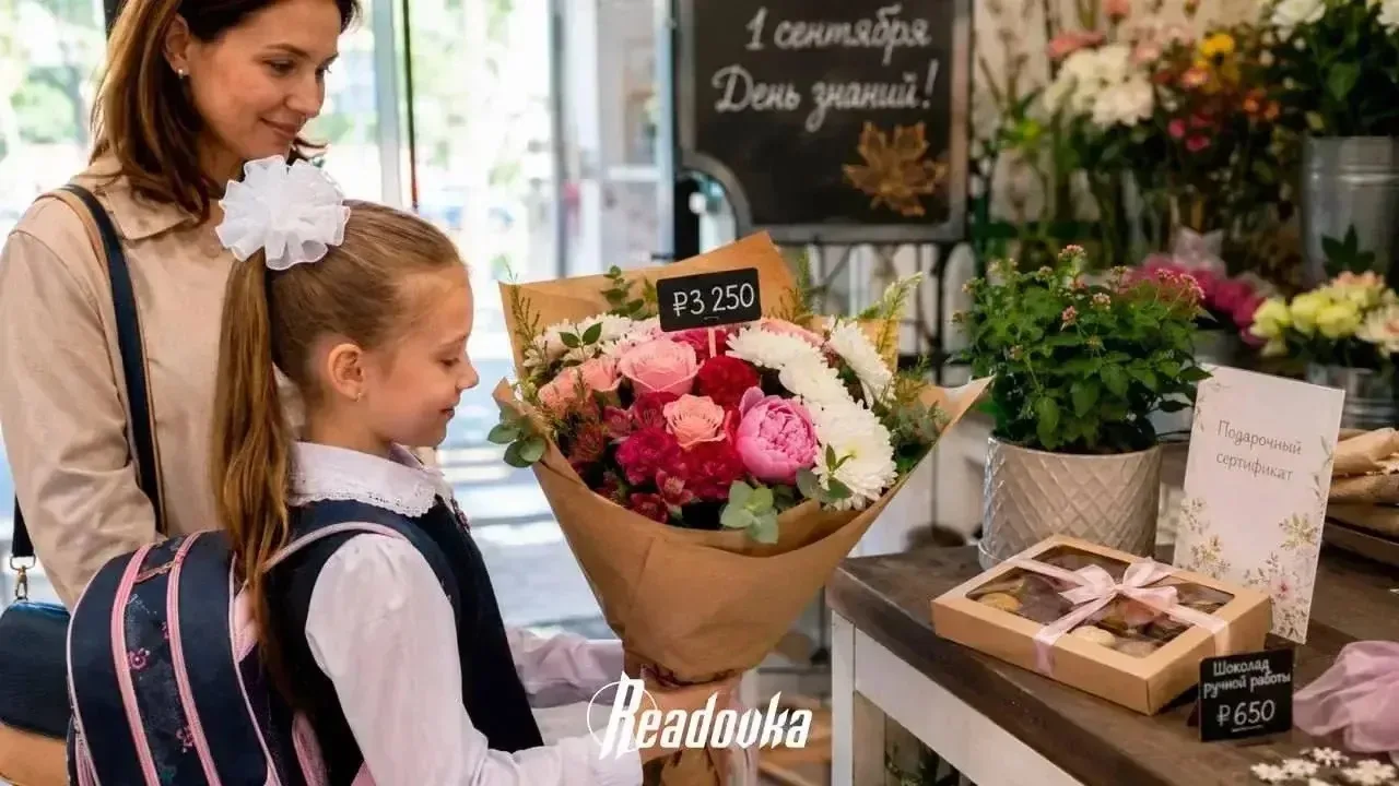 Букет к 1 сентября обойдется в среднем в ₽3,2 тыс