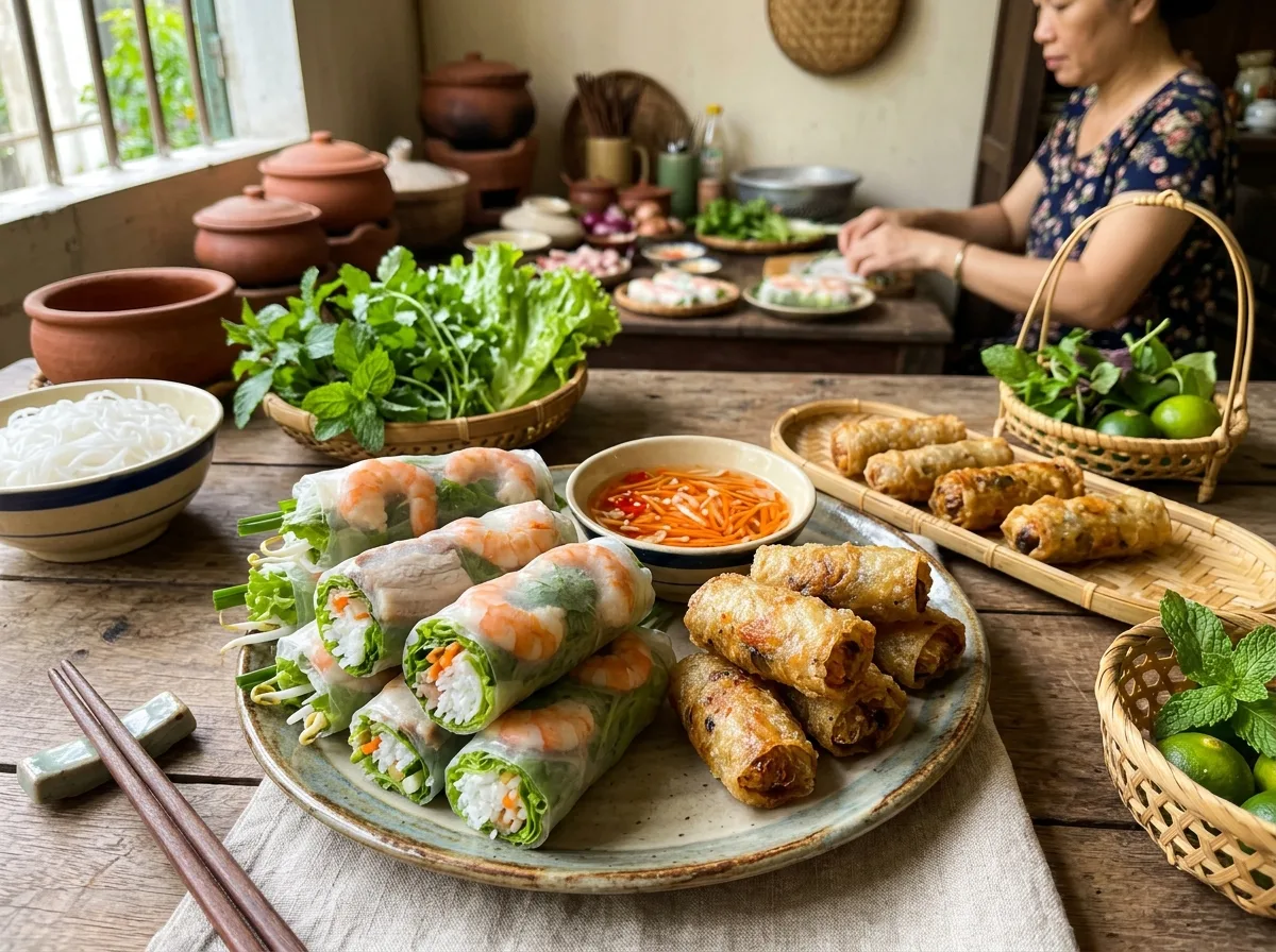 🥢 Вьетнамские блинчики Нэм 🥢