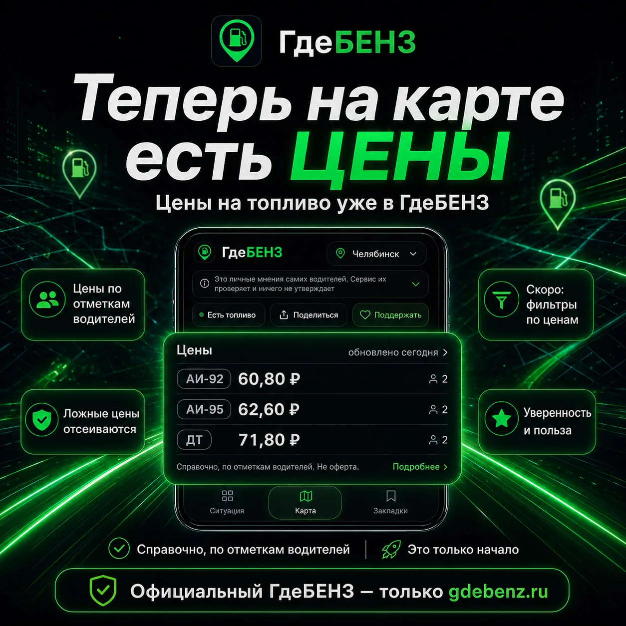 ⛽️ Большое обновление ГдеБЕНЗ!