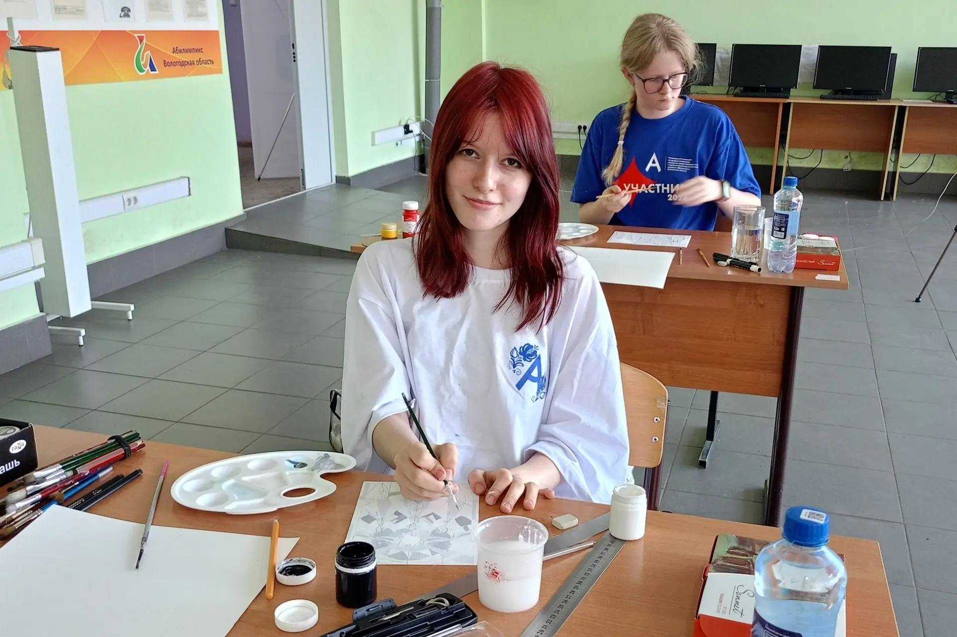 Художник и педагог: двойной успех на «Абилимпиксе» 👩‍🎨👩‍🏫  Первокурсница егорьевского Колледжа педаг