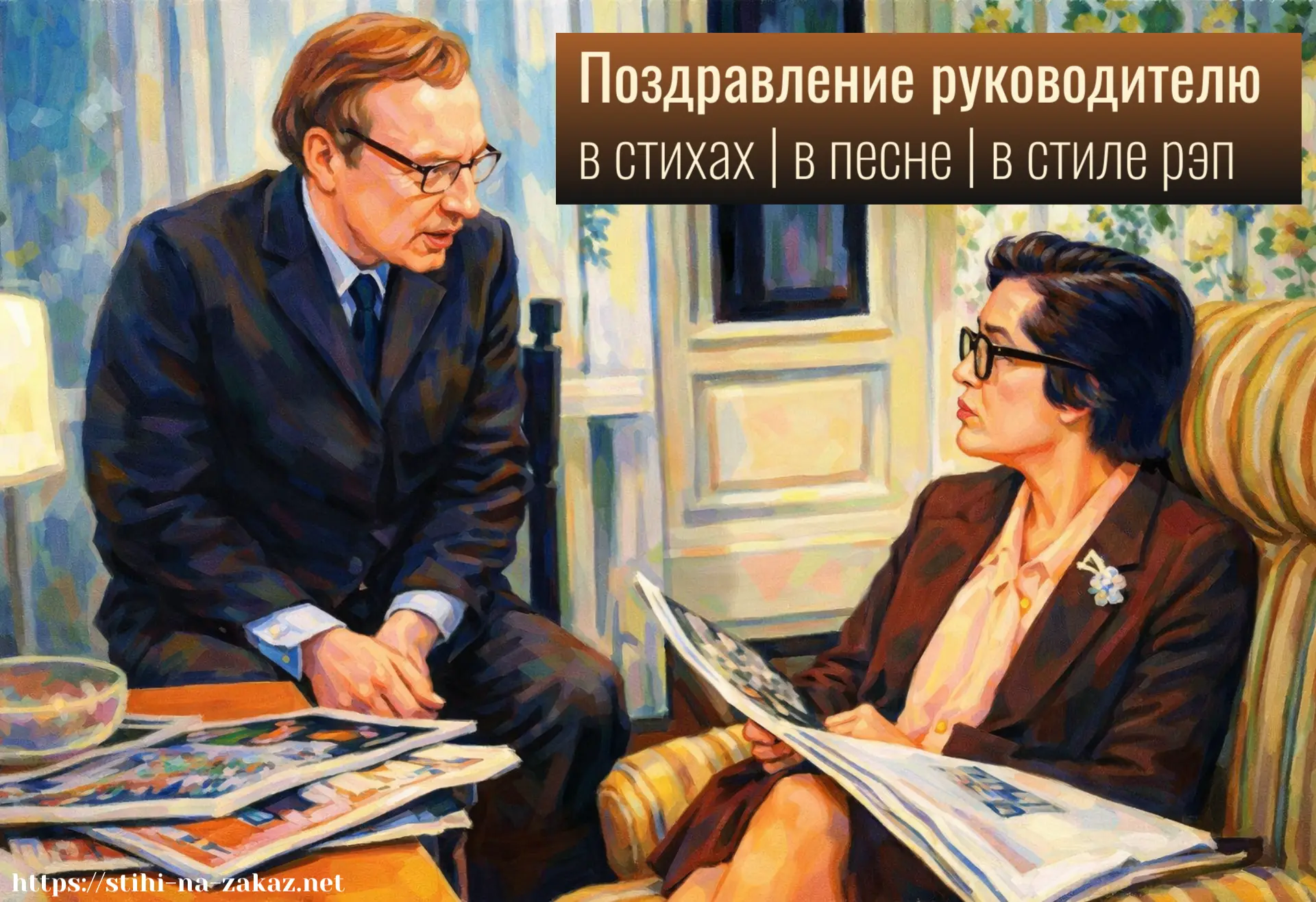Поздравление руководителю в стихах 📜
