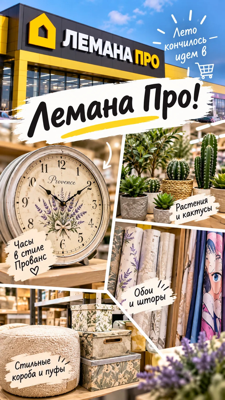 Лето закончилось, отдых тоже, давайте походим по магазинам! 🛍️ Иду в Лемана Про, ищу н...