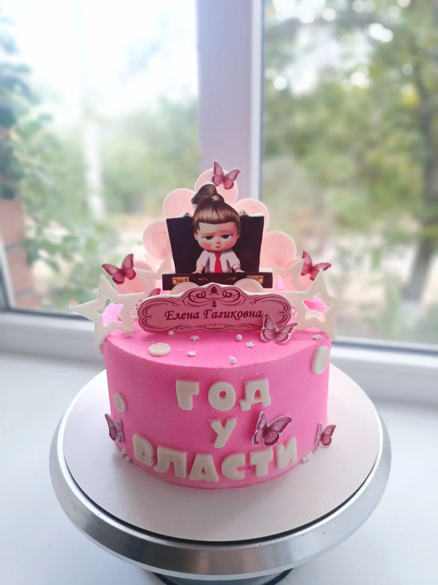 Тортик для очаровательной малышки на Первый день рождения!💖❤🎂Поздравляю от всей души!...