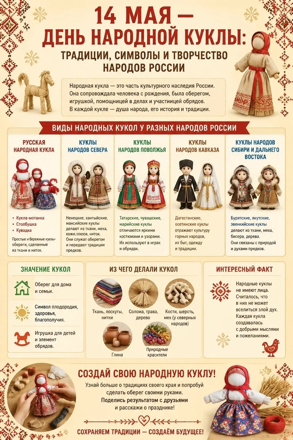14 мая - день народной куклы:
