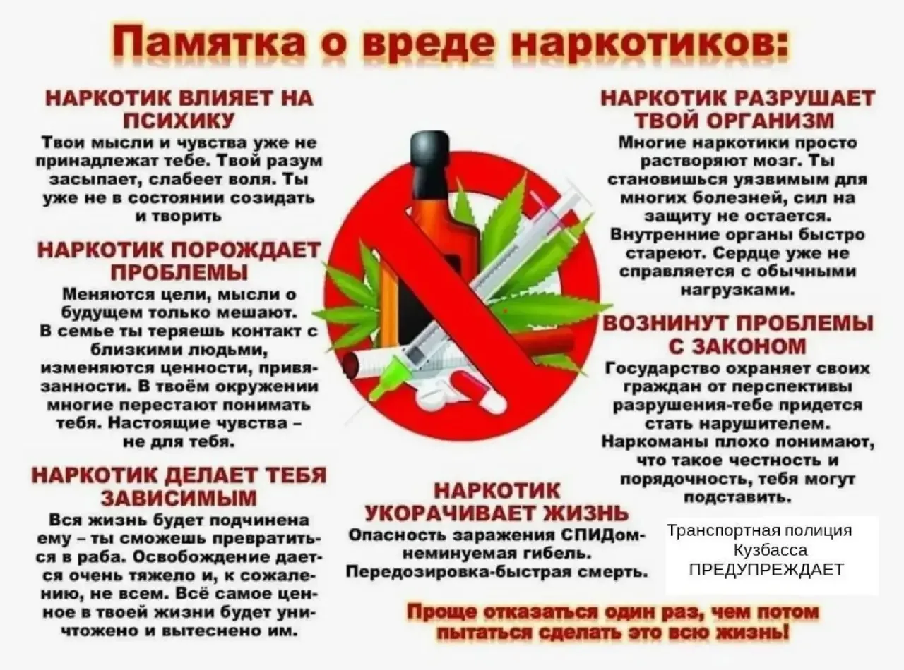«Скажи «НЕТ» наркотикам»❗️❗️❗️