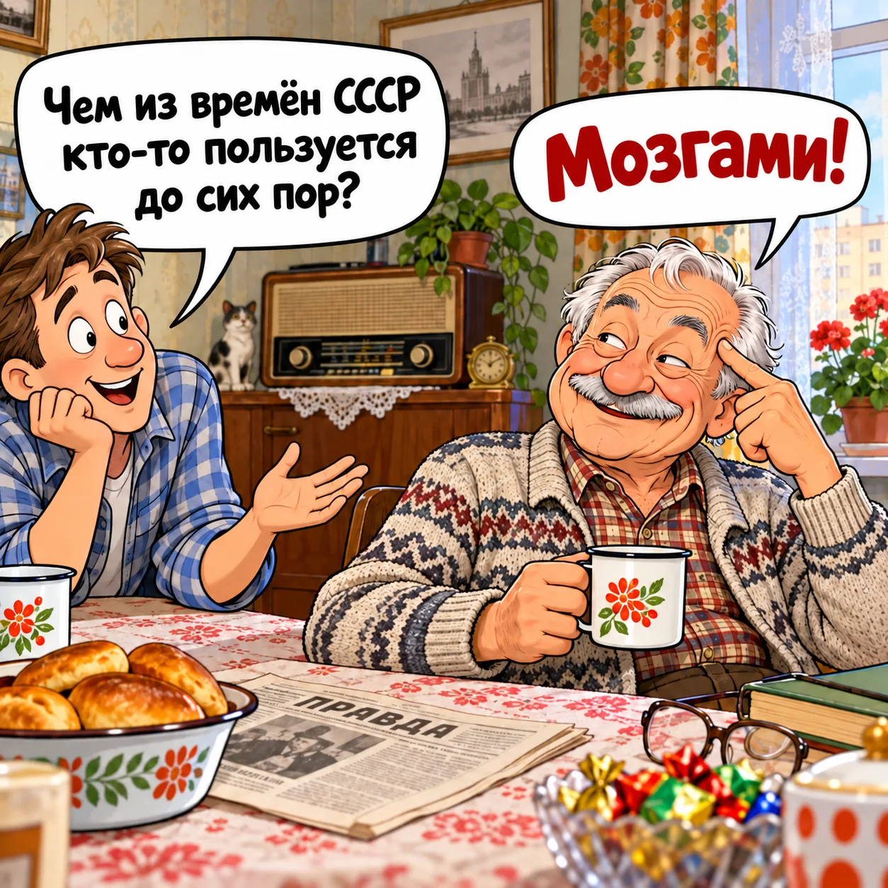 Тут недавно в одном посте спросили, чем из времён СССР кто-то пользуется до сих пор.