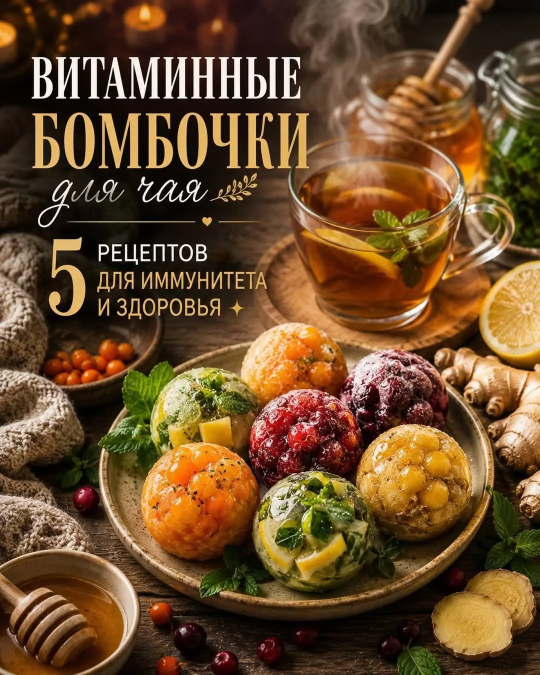 ✨ ВИТАМИННЫЕ БОМБОЧКИ ДЛЯ ЧАЯ ✨