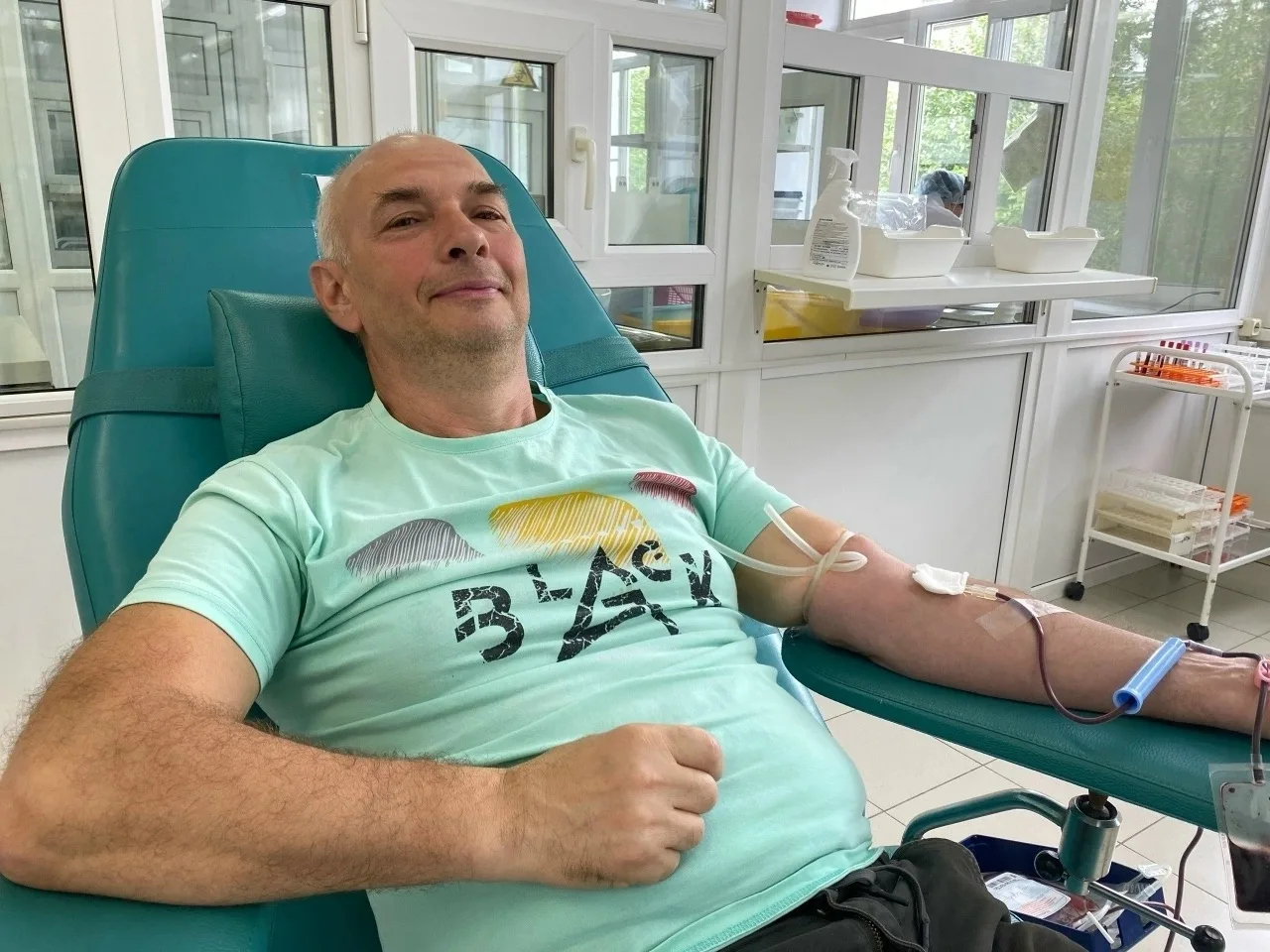 ✅Кировский центр крови посетила семейная пара