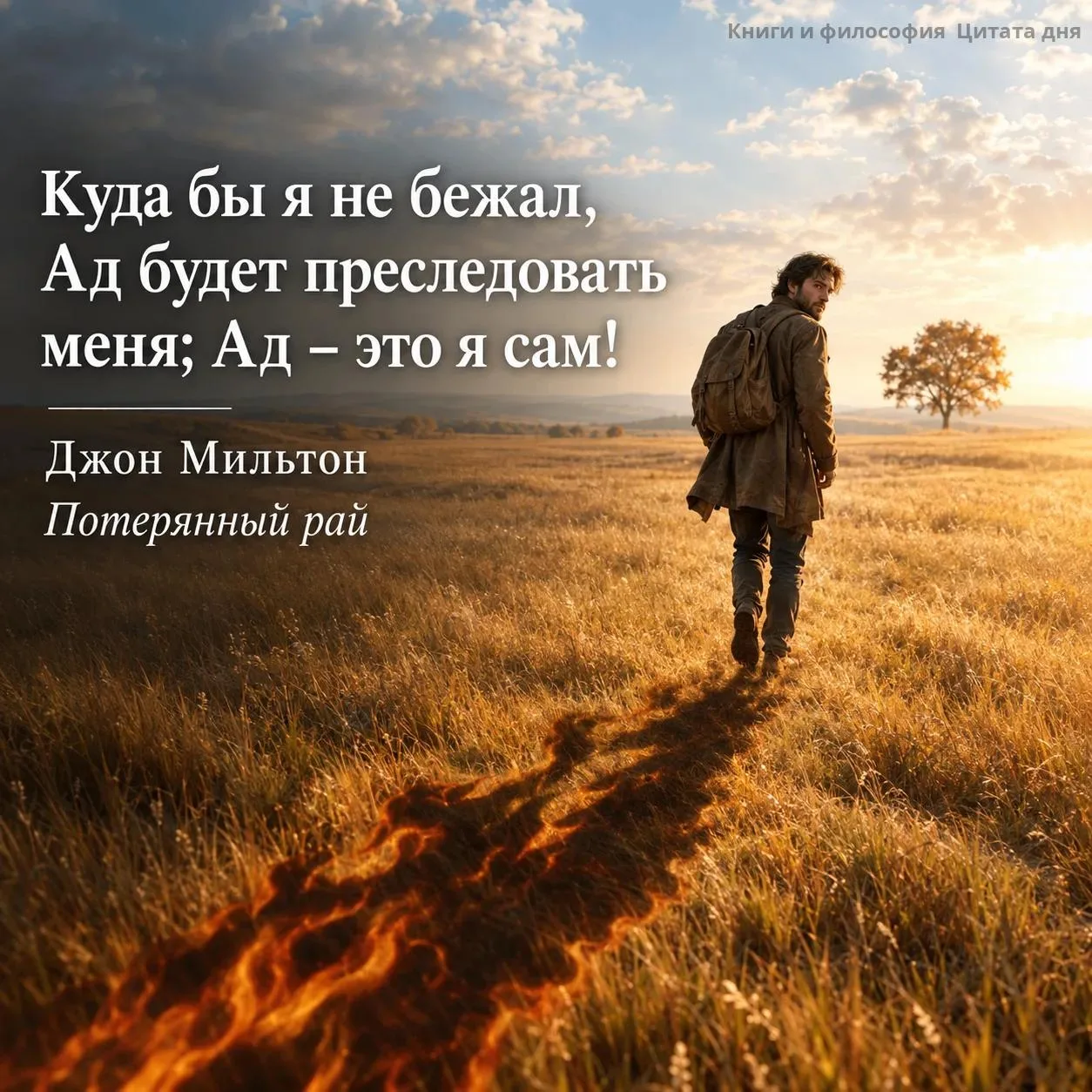 Мильтон вложил эту мысль в уста Сатаны, но она работает для любого из нас. Можно сменит...