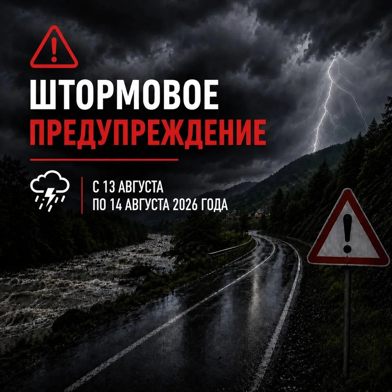 ⚠️ ШТОРМОВОЕ ПРЕДУПРЕЖДЕНИЕ