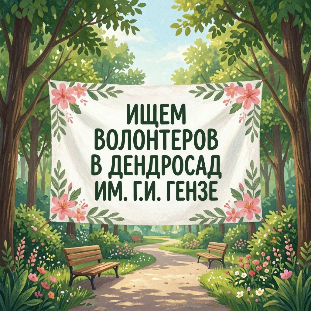🌳 Нужны руки (и добрые сердца!) в дендросад имени Г.И. Гензе!