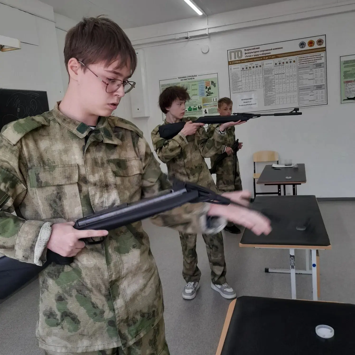 «Наш 8«Г» успешно завершил учебно‑военные сборы в УМЦ «Авангард» (12–15 мая)🪖🪖  Три насыщенных дня с