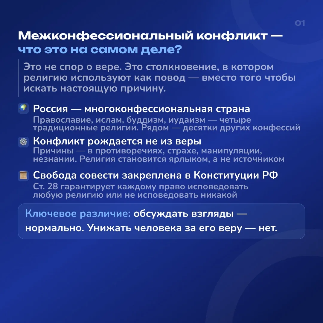 Профилактика межконфессиональных конфликтов в студенческой среде