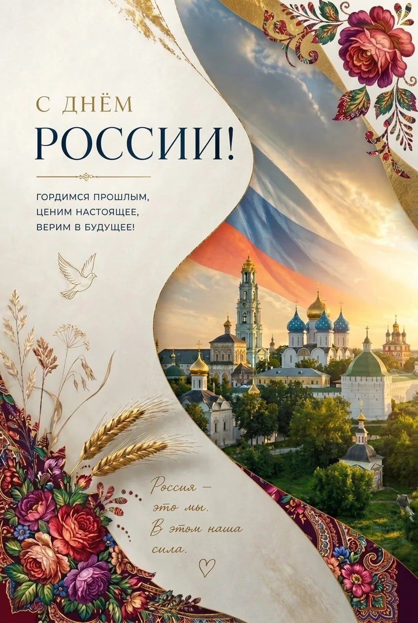 Дорогие жители Московской области!

12 июня мы отмечаем главный государственный праздник - День Росс