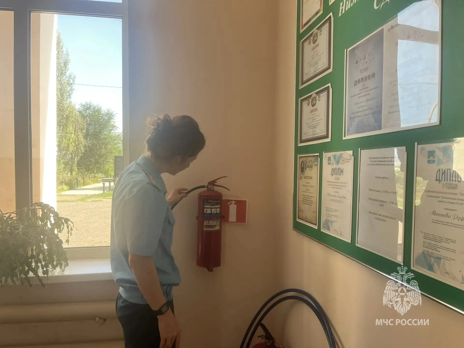 Профилактика пожаров на избирательных объектах Оренбуржья