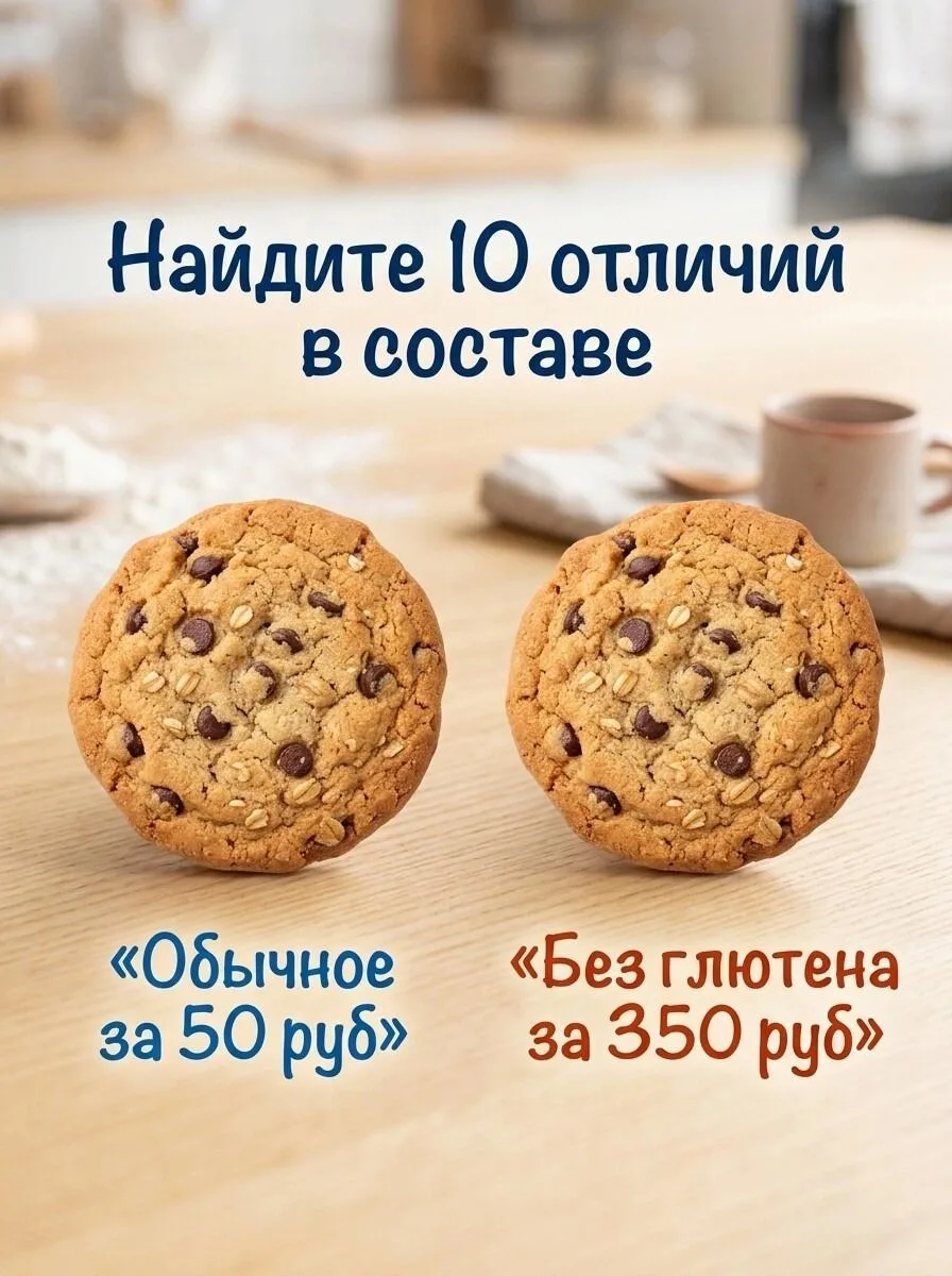 Миф 2: «Глютен — это яд, даже для здоровых»