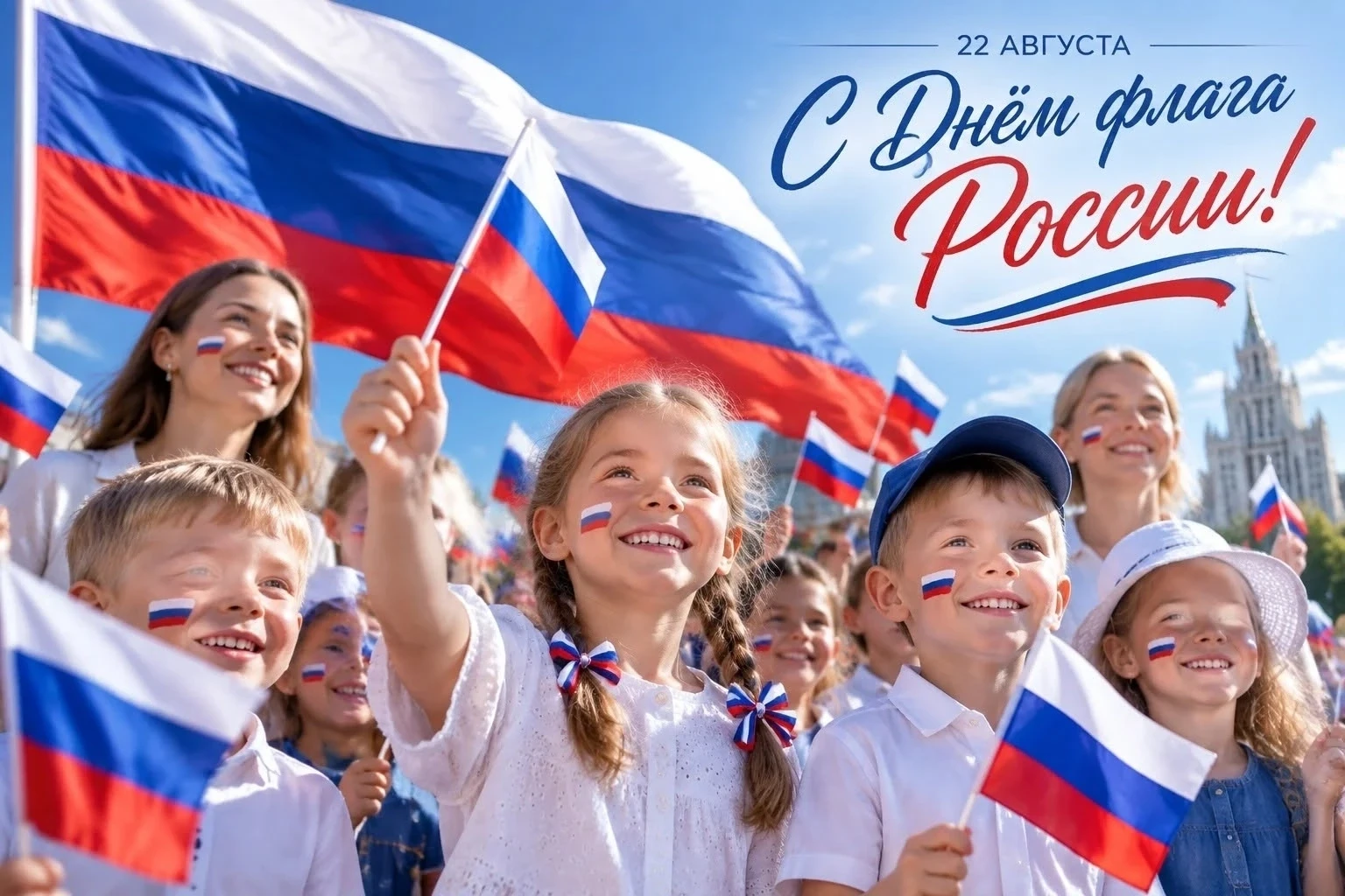🇷🇺 22 августа — День Государственного флага России