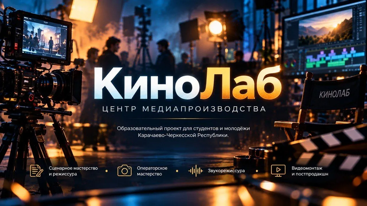 Открыта регистрация в центр медиапроизводства «КиноЛаб»