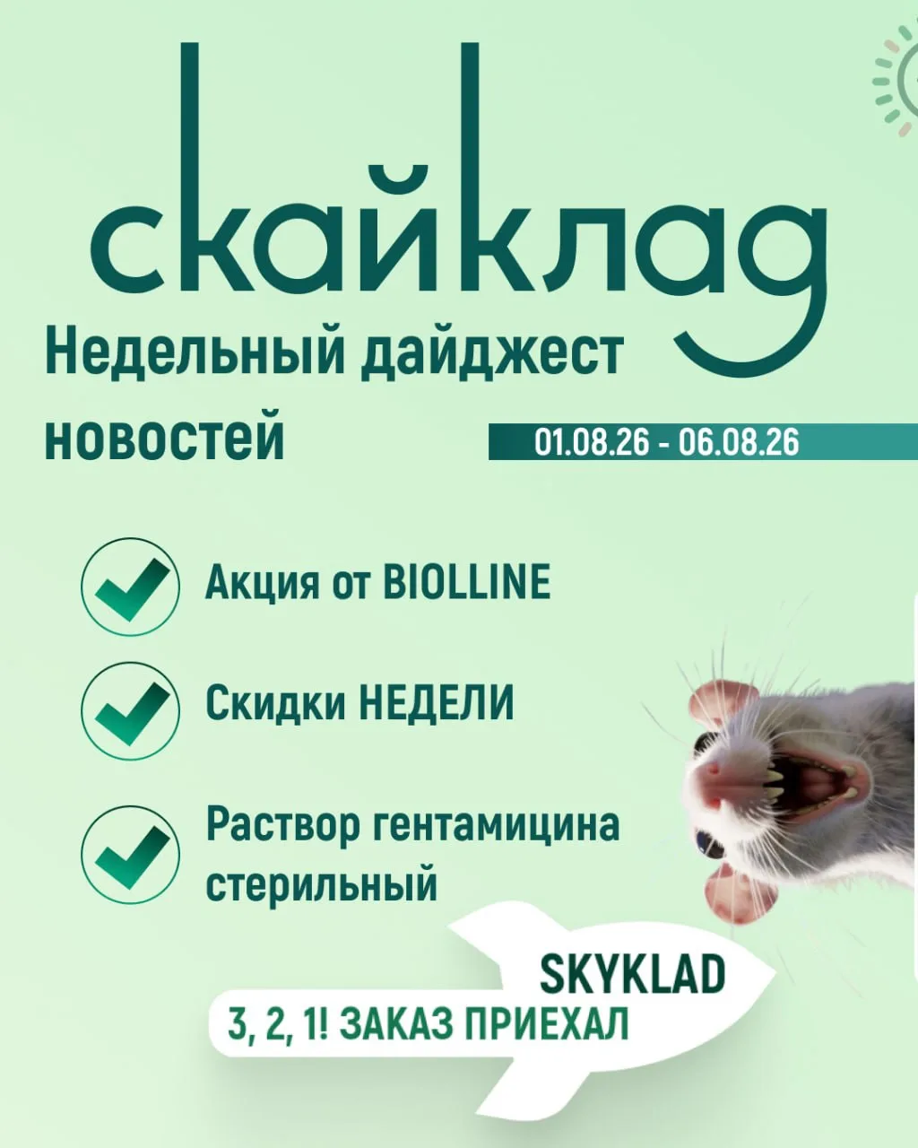 Недельный дайджест новостей от Скайклад!