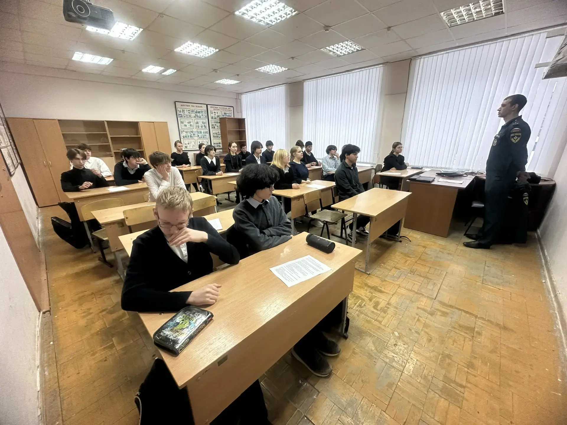 📢 Беседа с заместителем начальника 2 пожарно-спасательной части 22 пожарно-спасательного отряда ФПС 