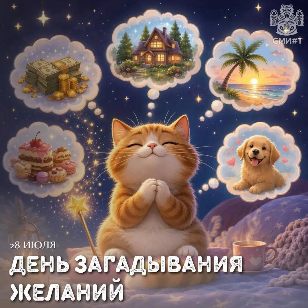 ✨День загадывания желаний отмечаем сегодня