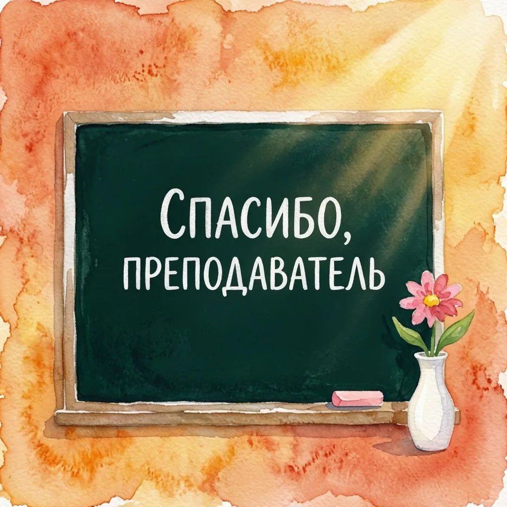 У каждого из нас есть тот самый Преподаватель... ❤️