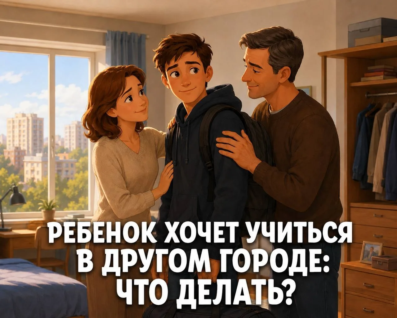 Ребенок хочет учиться в другом городе: что делать? 🎓

Для многих родителей это тревожно. Кажется, ч