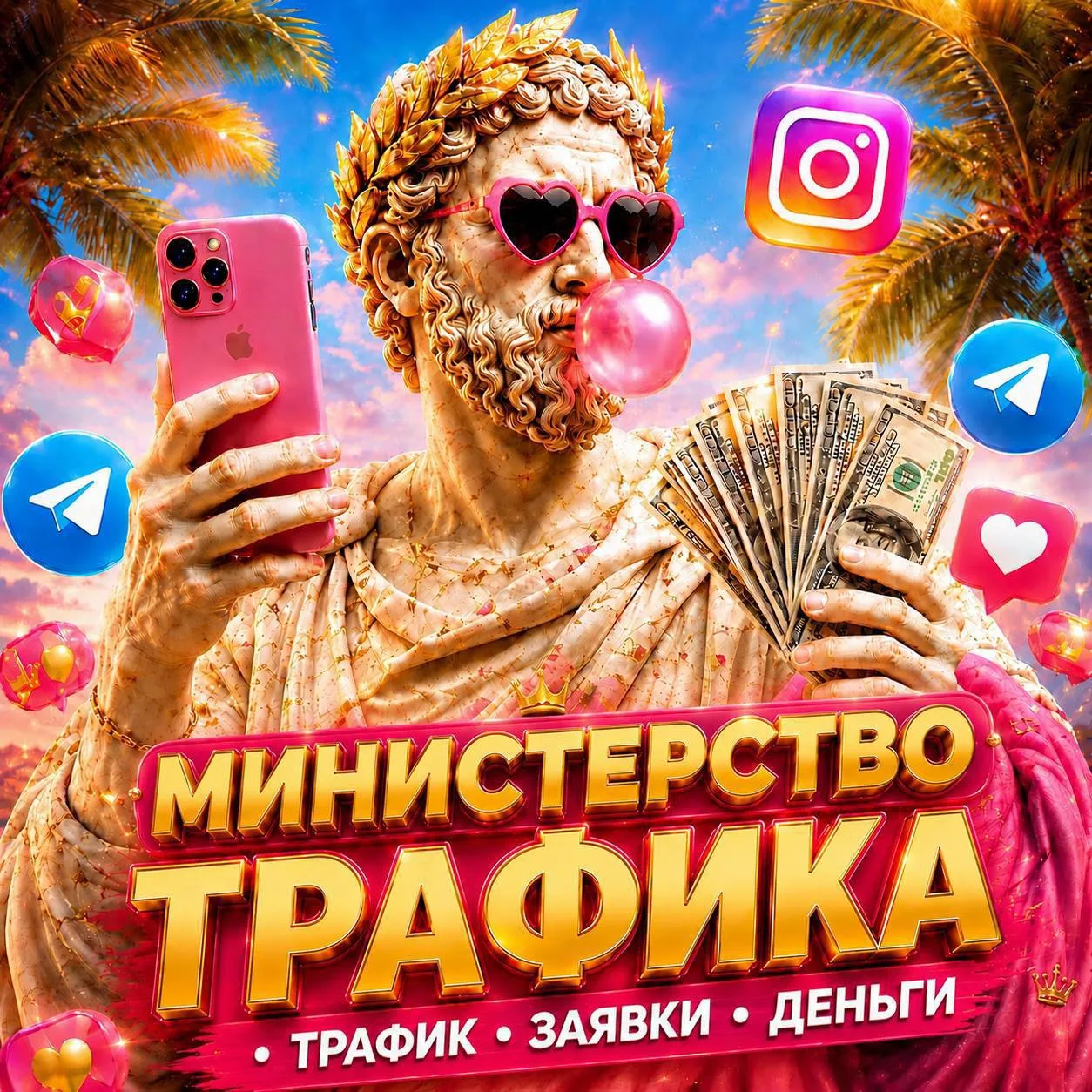 Всем привет! 💗 Хочу поделиться с вами «Министерством Трафика и Продаж».