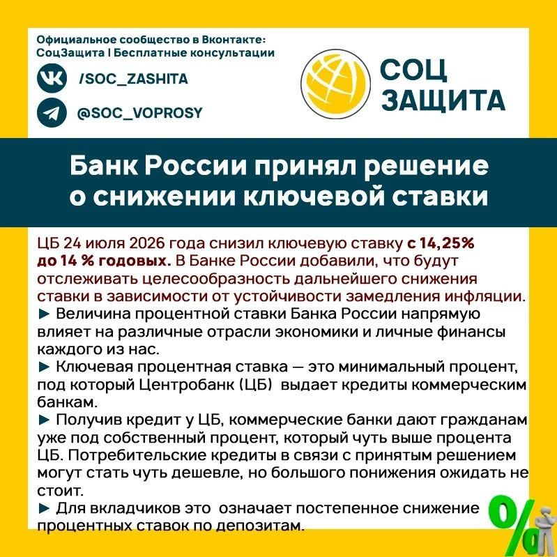 ЦБ снизил ключевую ставку: что это значит для вас?