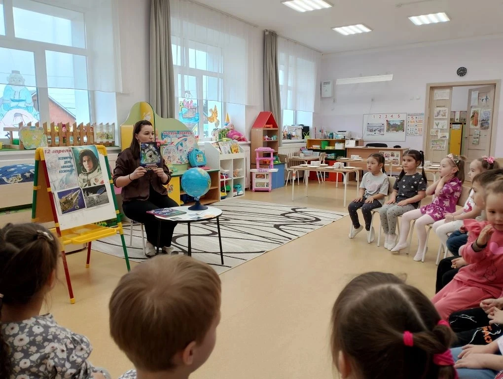 В средней группе №1 с детьми была проведена беседа, посвящённая