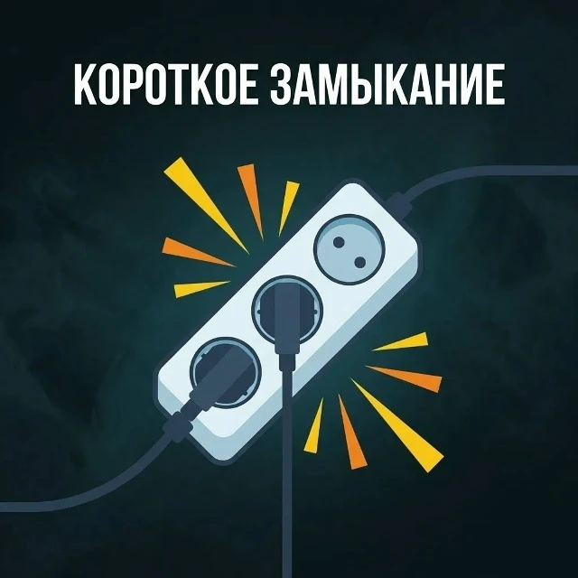 Короткое замыкание — одна из самых частых причин возгораний в жилом секторе.