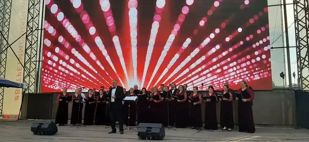 🎶Завершила концертную программу «Это все мое, родное, хоровая капелла «Курск» концертн...