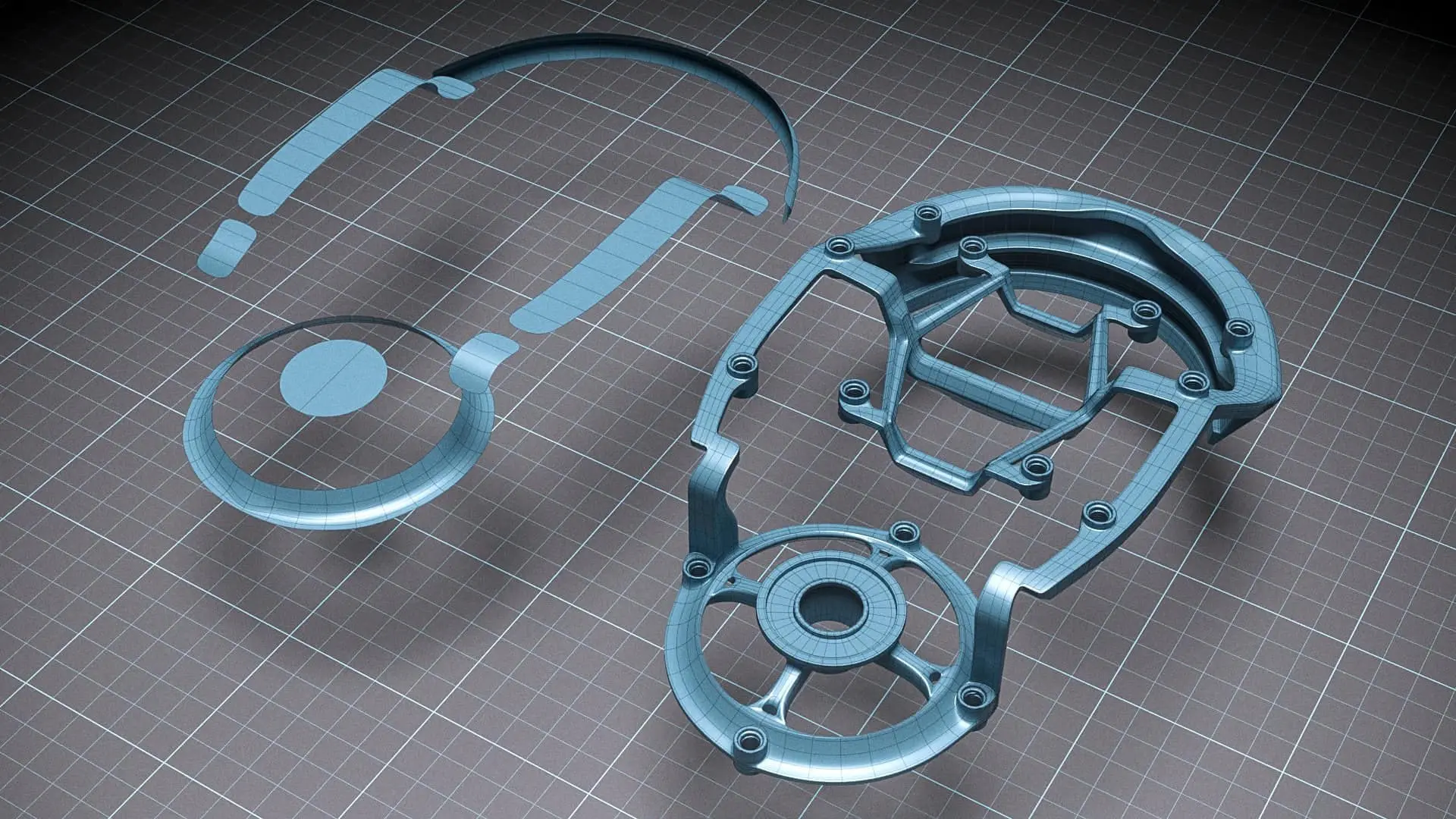 02 hardsurface practice creating parts for kitbashing projects from polygons selected e...