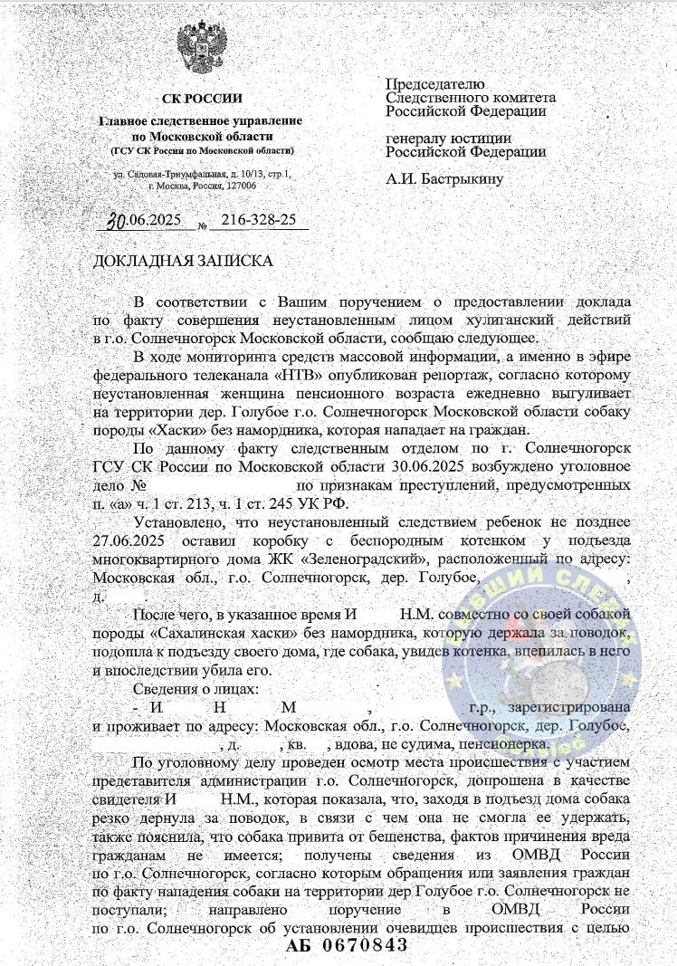 Небольшая иллюстрация к сакраментальным уже фразам СМИ «Председатель СК России взял на ...