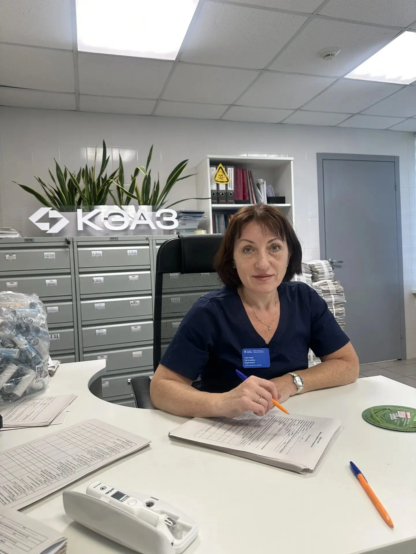 🏥Сотрудники центра здоровья Курской городской больницы №6 организовали выездную диспансеризацию на 