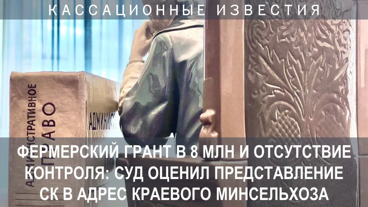 Министерство сельского хозяйства Красноярского края выдало индивидуальному предпринимателю Б. грант 