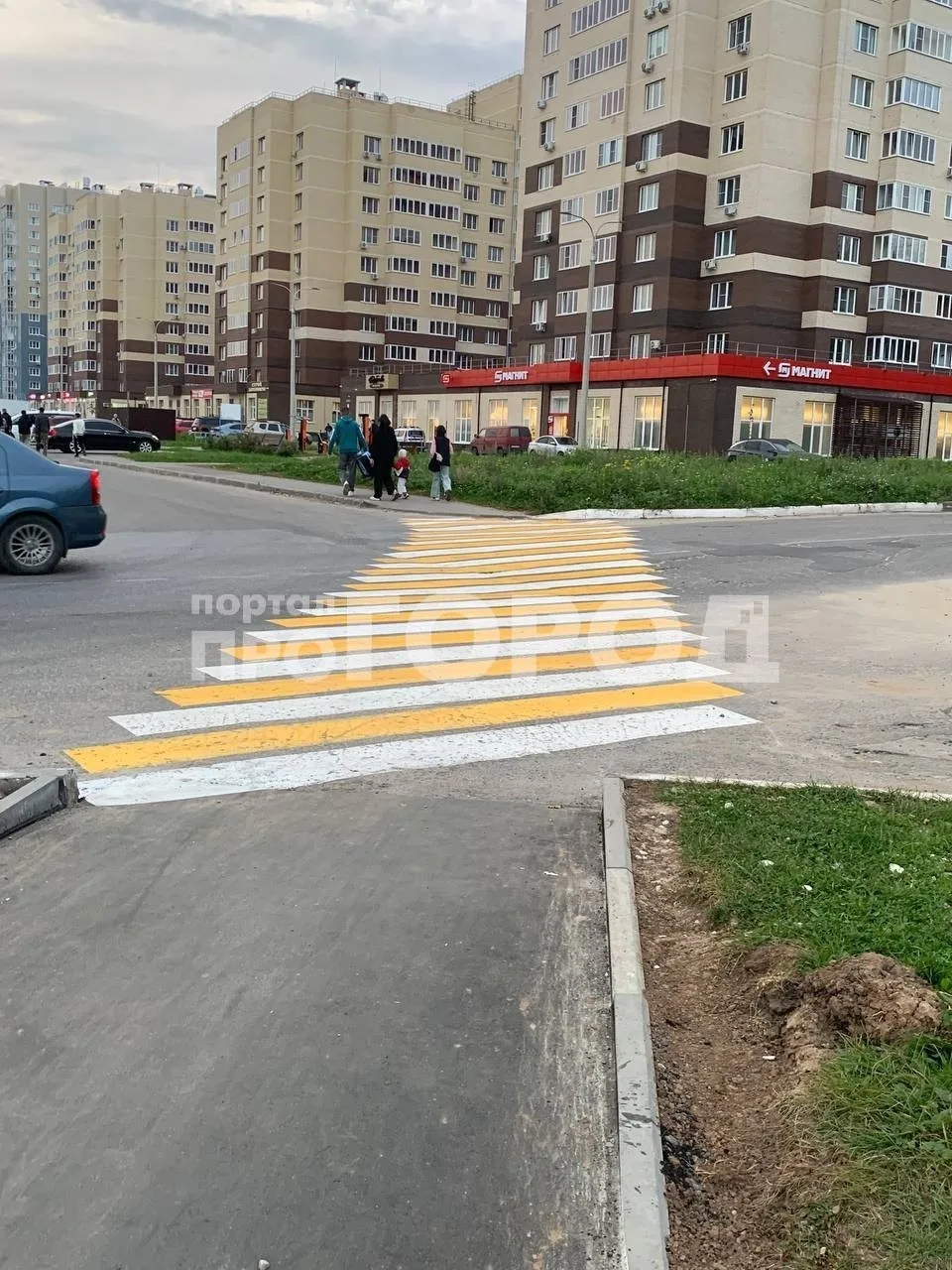 В Новочебоксарске появился новый пешеходный переход - от рощи к Советской, 50Б